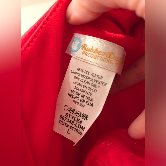 Rubber Ducky brand new ‘Ritz’ gown in red tulle, size Large - Picture 7 of 8